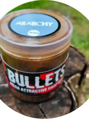 Značkový G.B.U. Dipované Boilies Bullets Anarchy 200 g - 20 mm