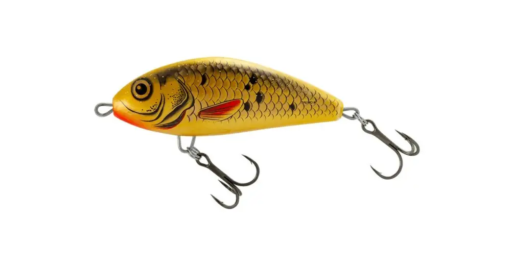Salmo Wobler Fatso Floating 8 Bleeding Golden Bait 8 cm Novinka