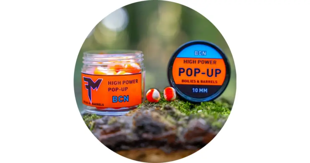 Horká Nabídka Feedermania Plovoucí Nástrahy High Power Pop-Up Boilies & Barrels 10 mm - BCN