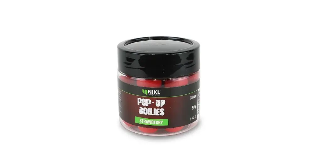 Nikl Plovoucí Boilies Strawberry - 14 mm 50 g Vysoce Kvalitní