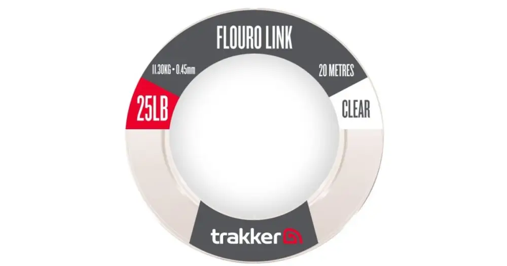 Dokud Zásoby Vydrží Trakker Návazcový Vlasec Fluoro Link 20 m - 0,45 mm 25 lb 11,3 kg