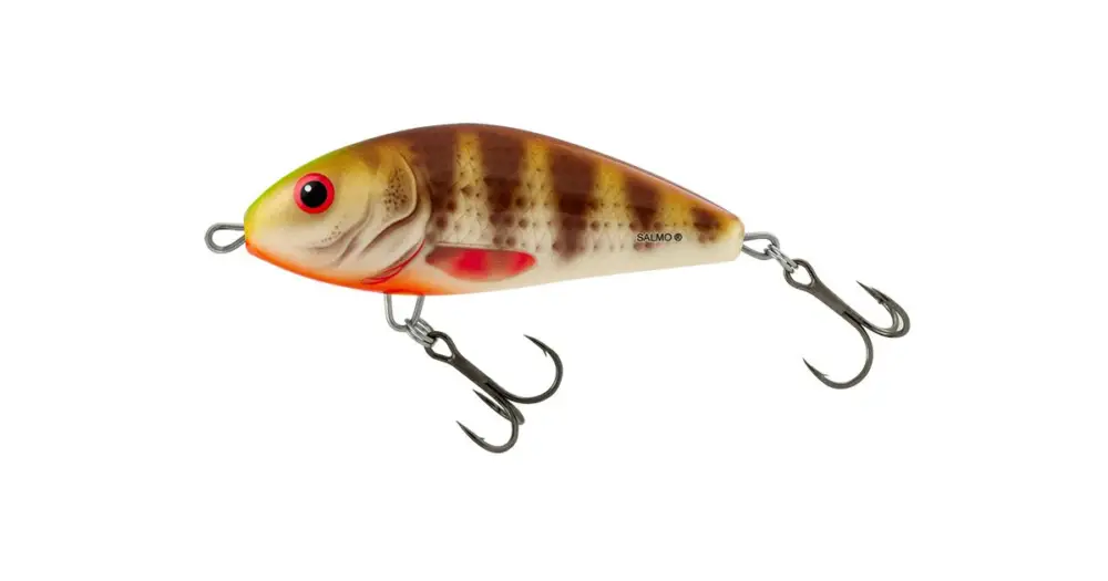 Salmo Wobler Fatso Floating Spotted Brown Perch 12 cm Must-Have