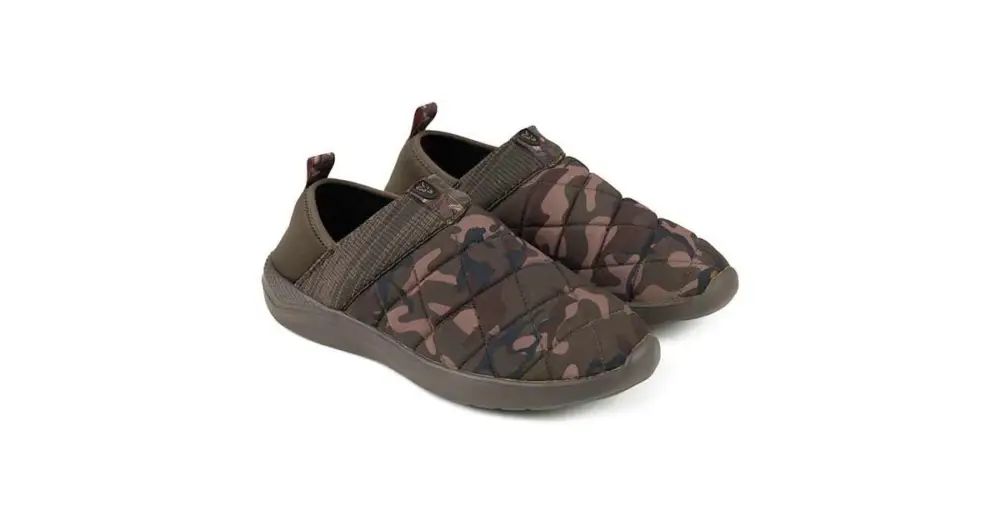 Akce Fox Pantofle Camo/Khaki Bivvy Slipper - 44