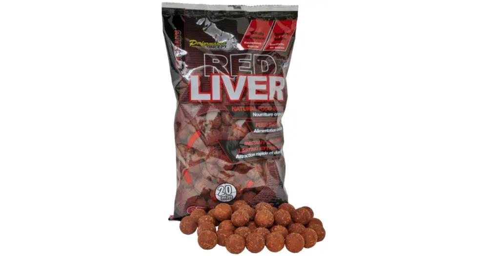 Starbaits Boilie Red Liver - 800 g 14 mm Bezpečná Platba