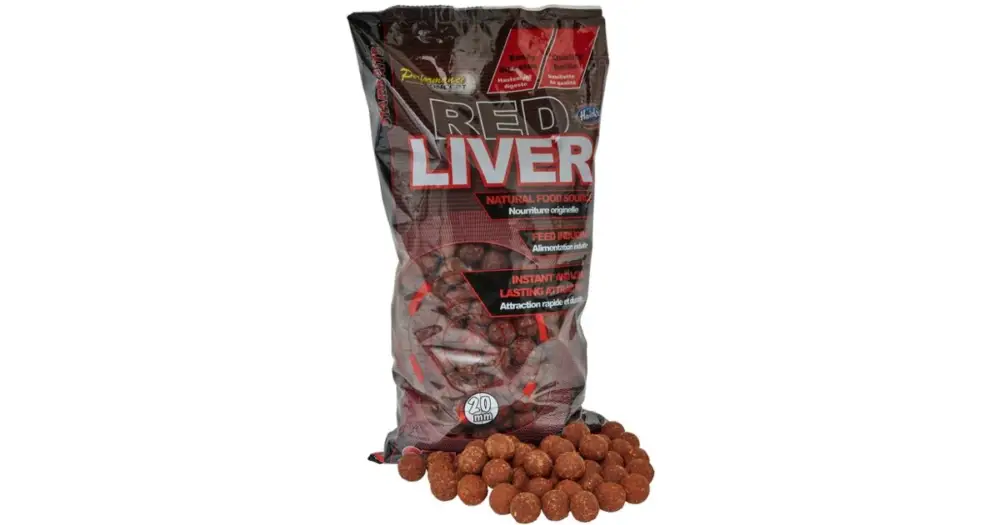 Starbaits Boilie Red Liver - 2 kg 14 mm Odeslání Ihned