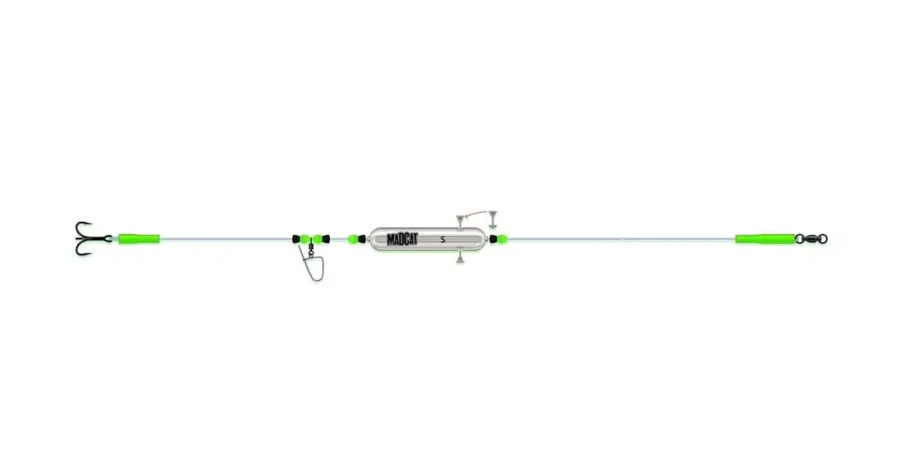 Madcat Návazec Adjustable River Rigs Nose Clip Triple 250 cm 1,3 mm 165 lb - S 2/0 20 g Tovární Cena