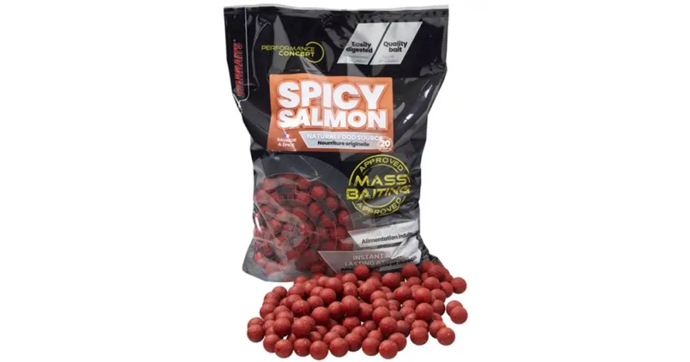 Super Cena Starbaits Boilie Spicy Salmon Mass Baiting 3 kg