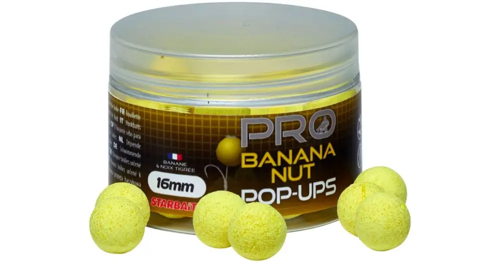 Starbaits Plovoucí Boilie Pop Up Pro Banana Nut 50 g - 12 mm Koupit Online
