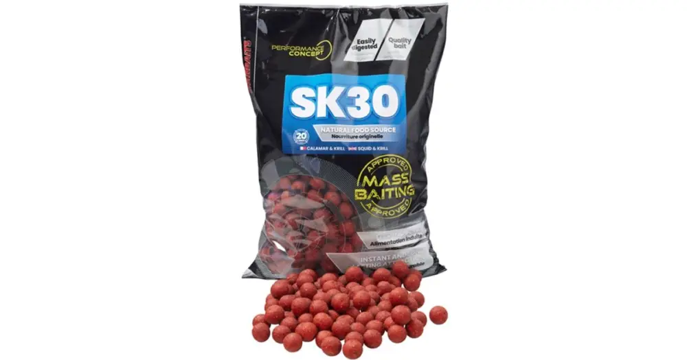 Vysoce Kvalitní Starbaits Boilies Mass Baiting SK30 3 kg - 14 mm