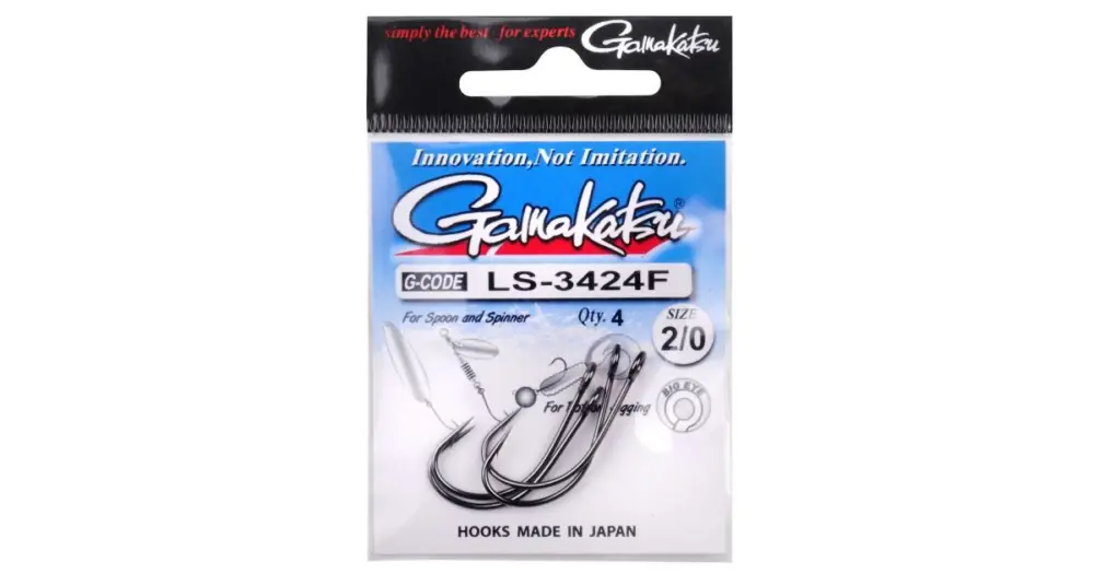 Ověřený Gamakatsu Háčky LS-3424F New Label Hooks Black - Velikost 8 Počet 10 ks
