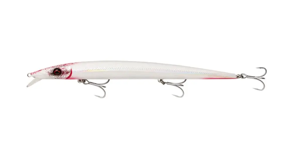 Pouze Dnes Savage Gear Wobler Barra Jerk Floating Bloody Pearl - 21 cm 34 g