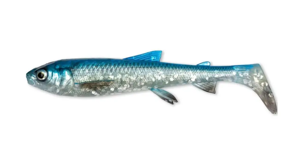 Vrácení Zdarma Savage Gear Gumová Nástraha 3D Whitefish Shad Blue Silver - 27 cm 152 g