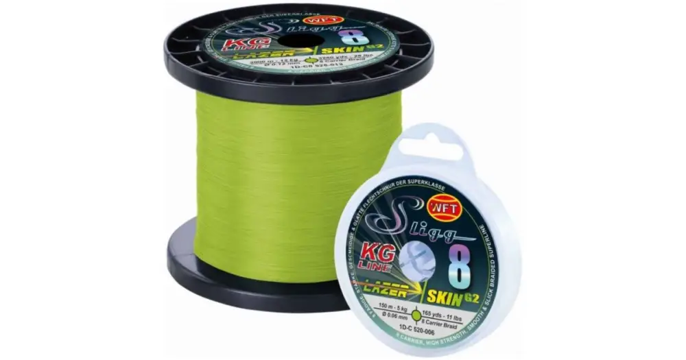 WFT Splétaná Šňůra Sligg 8 150 m - 0,10 mm 10 kg Dokud Zásoby Vydrží