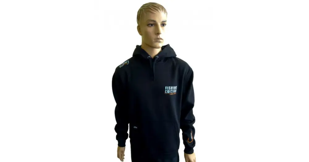 Expresní Doručení R-SPEKT Mikina S Kapucí Fishing Edition Black - XXXL