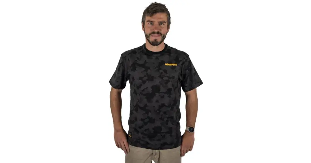 Nejlepší Volba Mikbaits Tričko Black Camou - 3XL