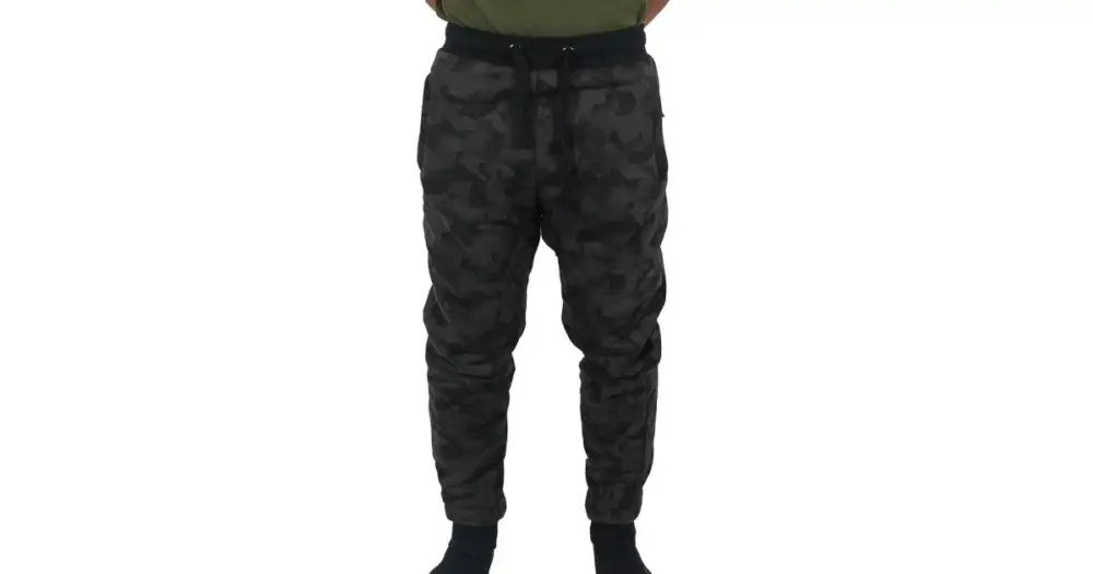 Mikbaits Tepláky Black Camou Jogger Sherpa - M Finální Výprodej