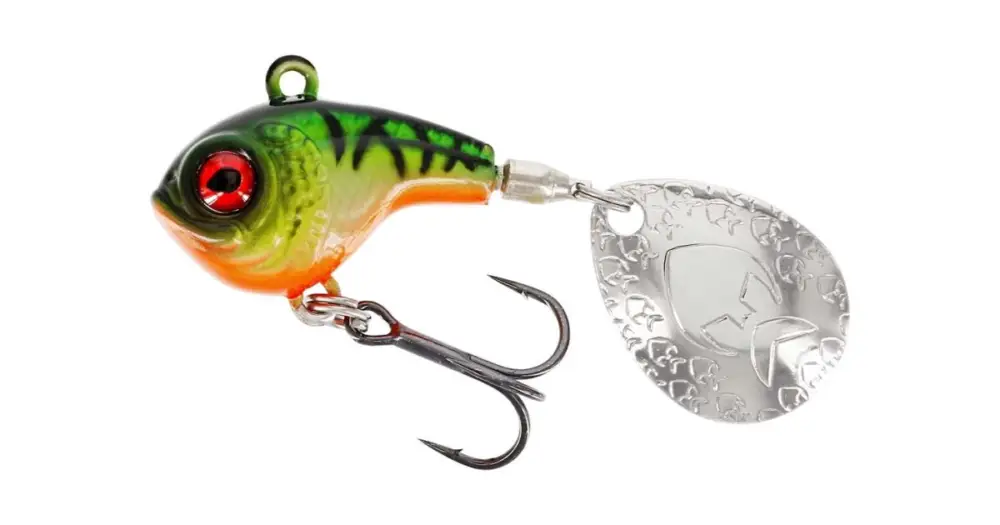 Odeslání Ihned Westin Nástraha Dropbite Spin Tail Jig Firetiger - 3,4 cm 17 g