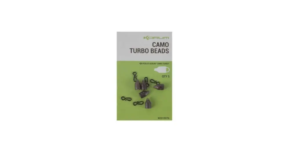 Korum Klip Camo Turbo Beads 5 ks Finální Výprodej