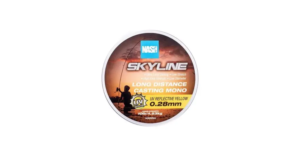 Nash Vlasec Skyline Mono UV Yellow 1000 m - 0,28 mm 4,5 kg Nová Kolekce
