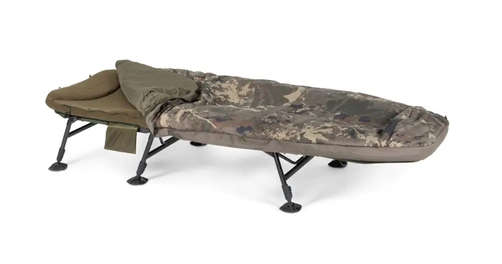 Cenově Výhodný Nash Lehátko Se Spacákem Indulgence HD40 Sleep System 6 Legs Camo