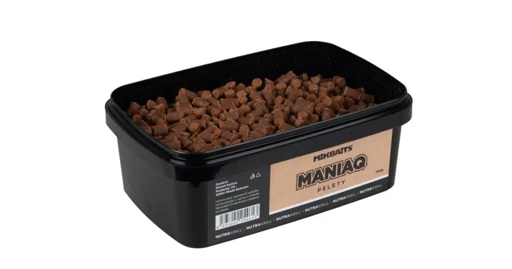 Sleva Mikbaits Pelety Maniaq NutraKrill 700 g 6 mm