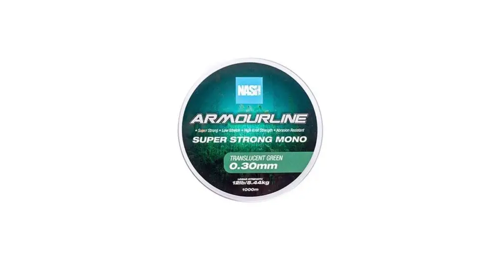 Autentický Nash Vlasec Armourline Super Strong Mono Green 1000 m