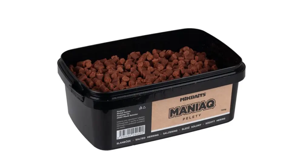 Mikbaits Pelety Maniaq Slaneček 700 g 6 mm Autentický