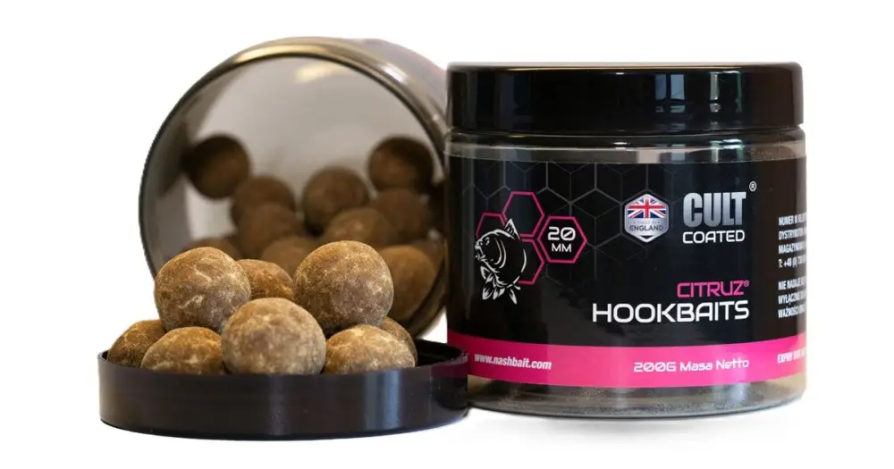 Akce Nash Boilie Signal Coated Hookbaits Citruz - 24 mm 12 ks