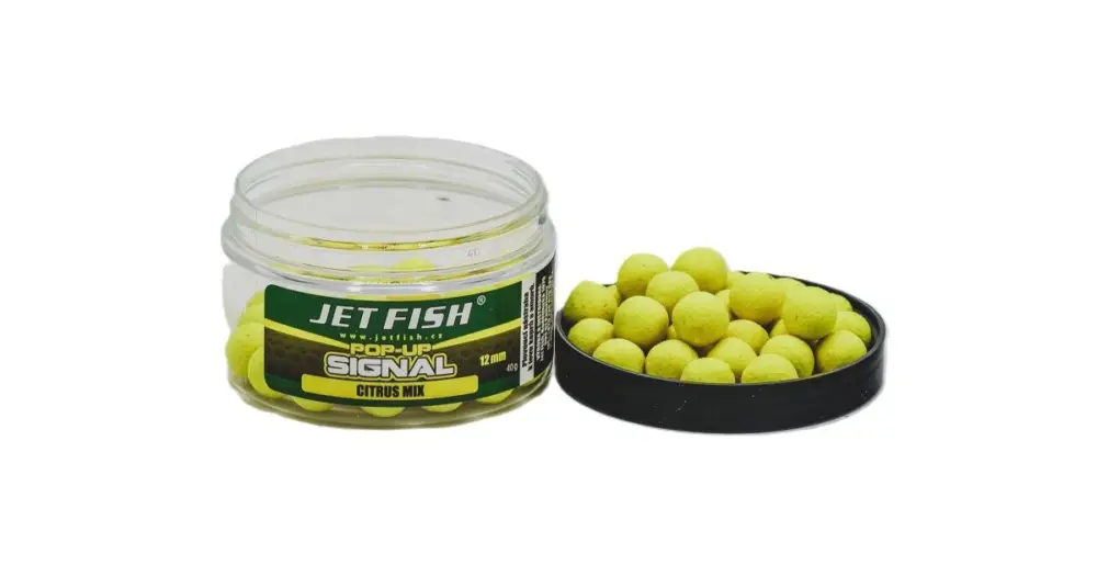 Jet Fish Plovoucí Boilie Signal Pop Up Citrus Mix - 40 g 12 mm Nová Kolekce