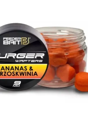 Akční Nabídka FeederBait Burger Wafters 9 mm - Broskev Ananas
