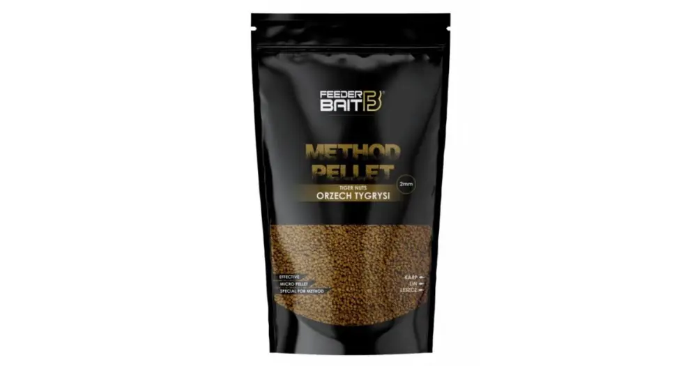 FeederBait Method Pellet 2 mm 800 g - Tygří Ořech Dokud Zásoby Vydrží