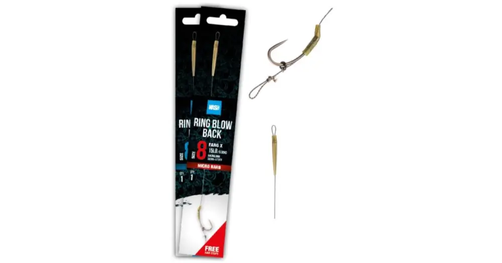 Nash Návazec Tube Blow Back Rig Barbed - Velikost Háčku 8 Must-Have