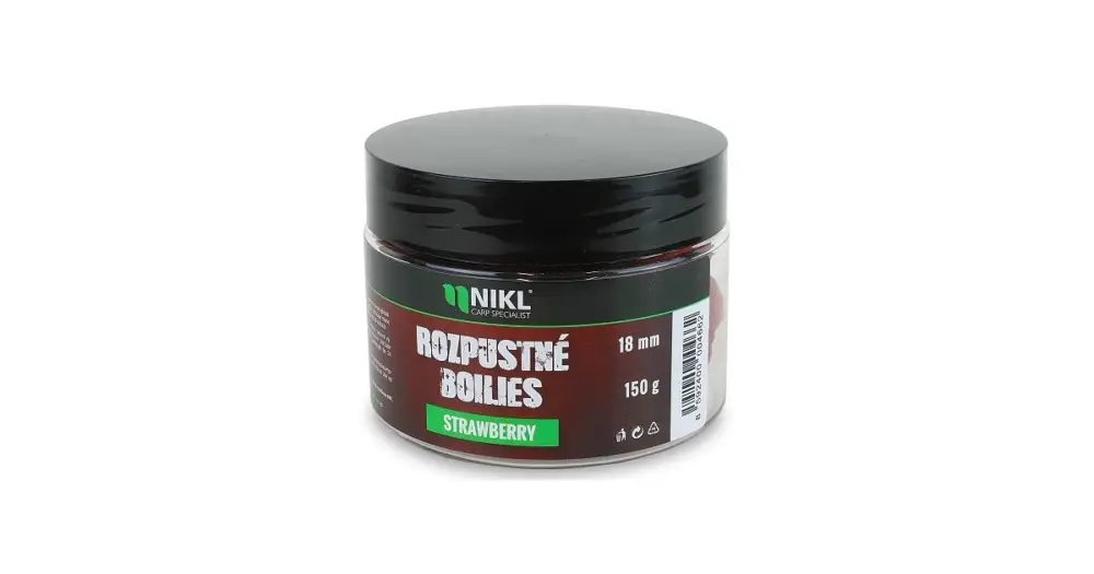 Nikl Rozpustné Boilies Strawberry 150 g - 24 mm Finální Výprodej