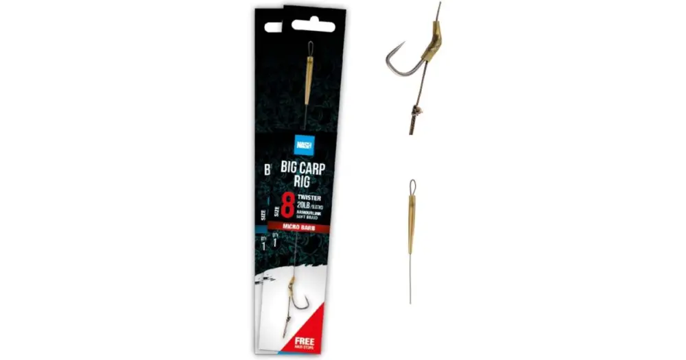 Nash Návazec Big Carp Rig Barbless - Velikost Háčku 6 Značkový