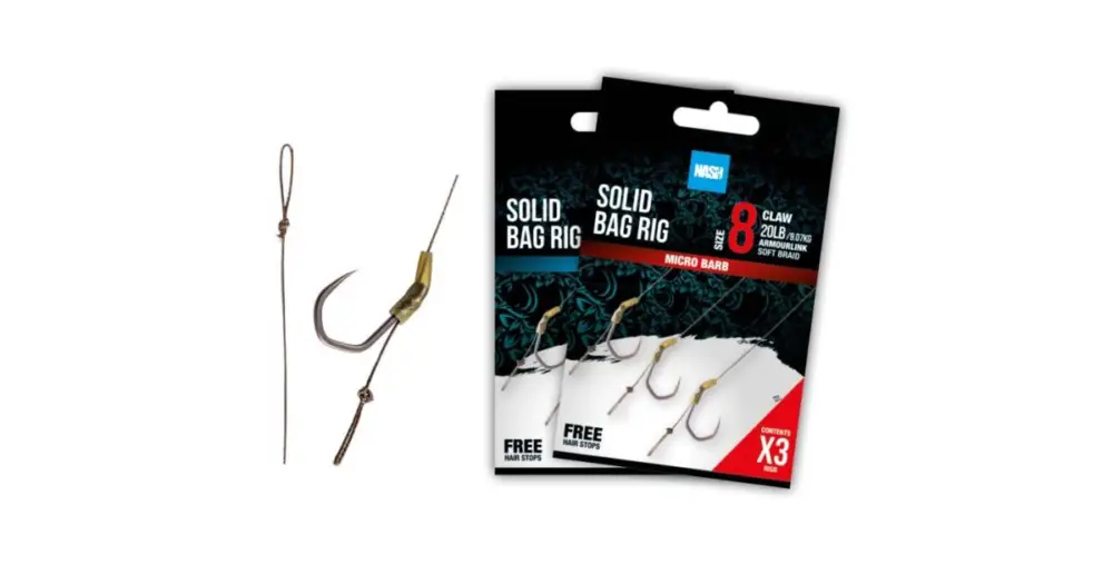 Víkendová Akce Nash Návazec Solid Bag Rig Barbed