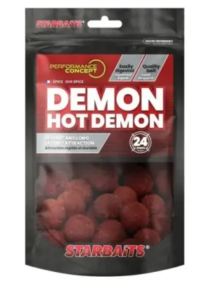 Značkový Starbaits Boilie Hot Demon - 200 g 24 mm