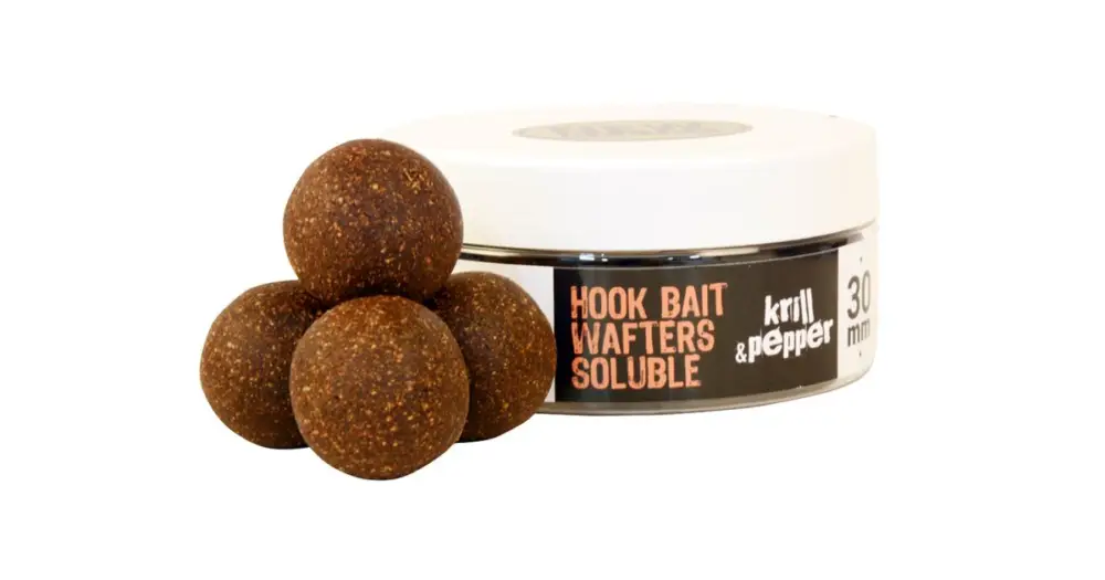 Vrácení Zdarma The One Vyvážené Boile Hook Bait Wafters Soluble 30 mm - Krill Pepper