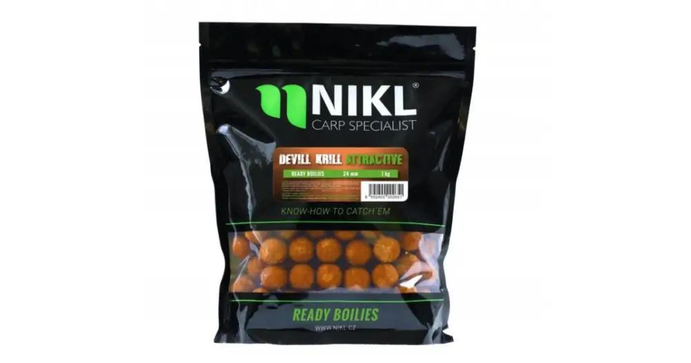 Vrácení Zdarma Nikl Hotové Boilie Attractive Devill Krill - 1 kg 15 mm