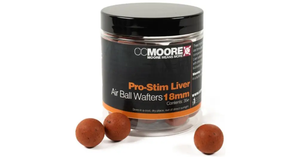 CC Moore Vyvážené Boilie Pro-Stim Liver Air Ball Wafters Značkový