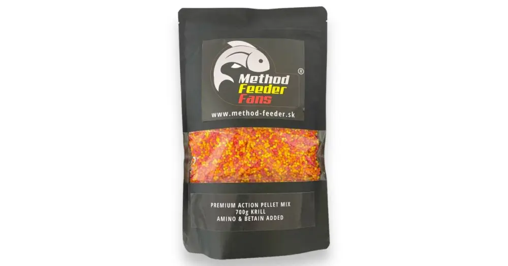 Method Feeder Fans Pelety Premium Action Fluo Pellet 700 g - Krill Tovární Cena