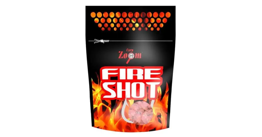 Carp Zoom Boilie Fire Shot 16 mm 120 g - Sladká Jahoda Nízká Cena