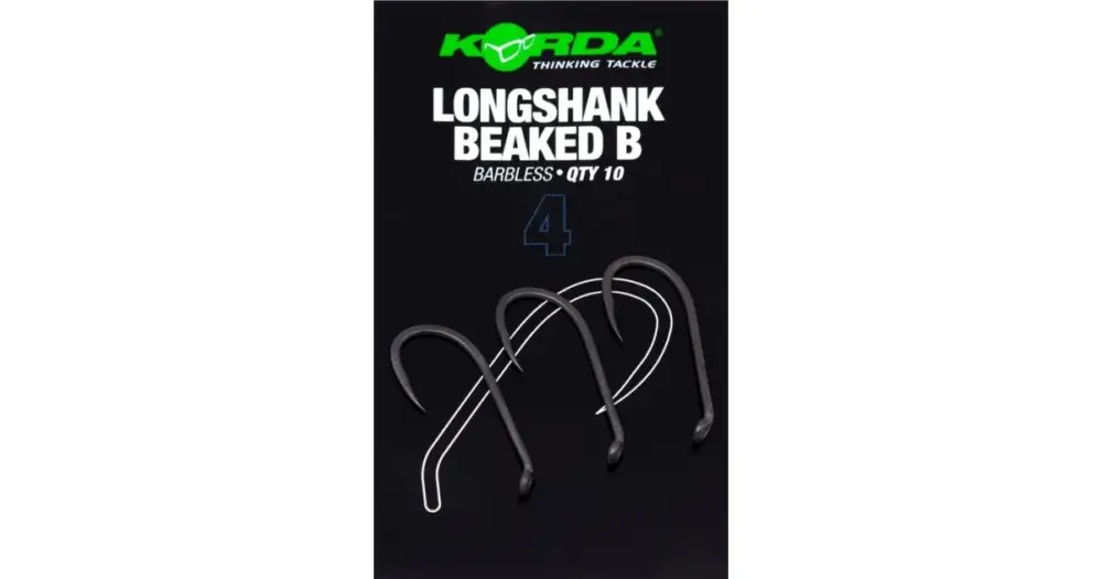 Expresní Doručení Korda Háčky Longshank Beaked Barbless 10 ks - Velikost 4