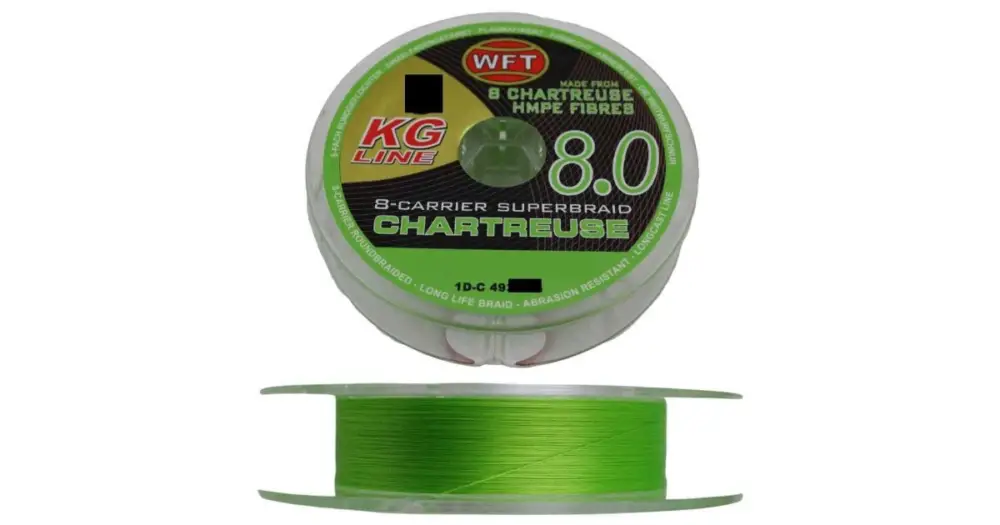 WFT Splétaná Šňůra KG 8.0 Chartreuse 150 m - 0,06 mm 6 kg Ověřený