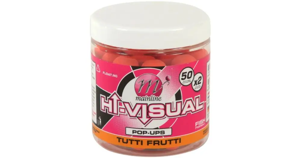 Mainline Plovoucí Boilie High Visual Mini Pop Up Tutti Frutti 12 mm Autentický