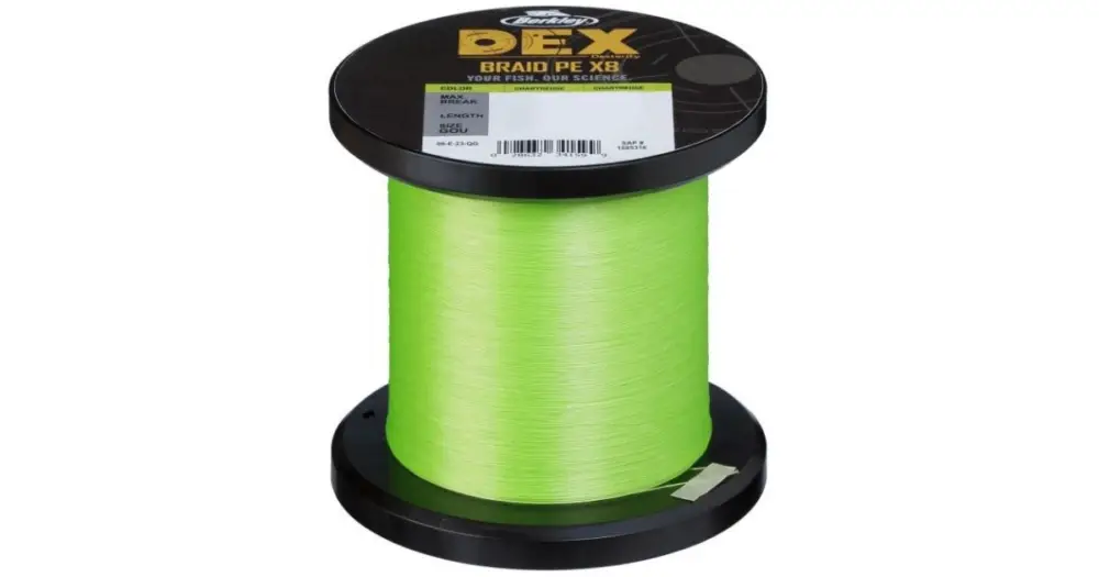 Berkley Splétaná Šnůra DEX Braid PE X8 Chartreuse Metráž - 0,06 mm 5,4 kg Nakupujte Hned