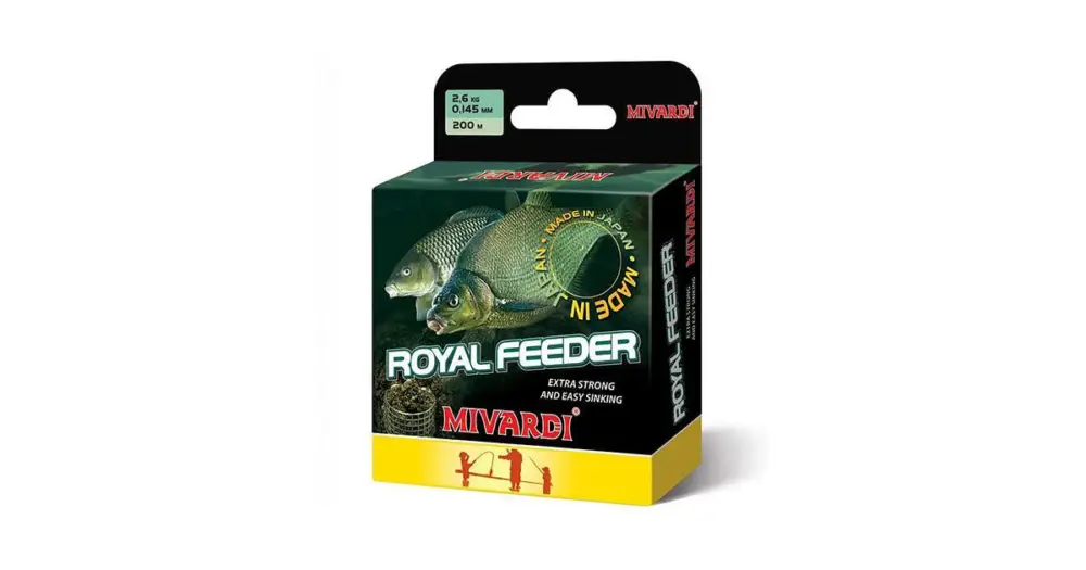 Mivardi Vlasec Royal Feeder Green 200 m-Průměr 0,225 mm / Nosnost 6,7 kg Sezónní Sleva