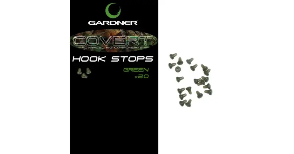 Gardner Zarážka Zvonová Covert Hook Stops-Hnědé Výprodej