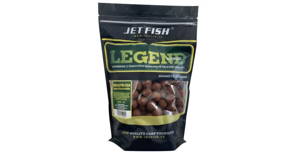 Jet FishBoilie LEGEND Bioenzym fish + A.C. Losos-250 g 24 mm Sleva