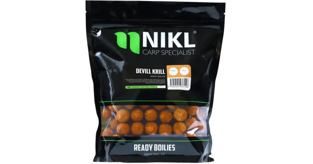 Nikl Boilies Devill Krill - 1 kg 20 mm Cenová Bomba