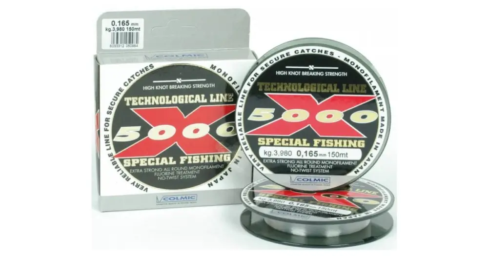 Colmic Vlasec X5000 Special Fishing 150 m Čirá-Průměr 0,22 mm / Nosnost 7,5 kg Hit Sezóny